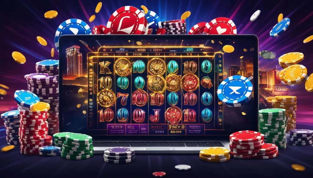 Người chơi tận hưởng trò chơi slot tại bi88 info